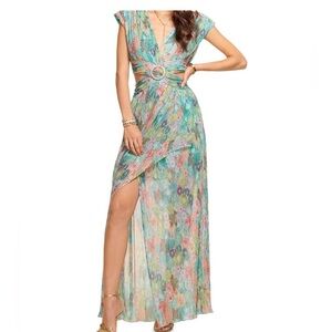 RAMY BROOK Genesis Foil Cut Out Gown- NWT